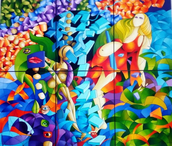 quadro ermetico colorato